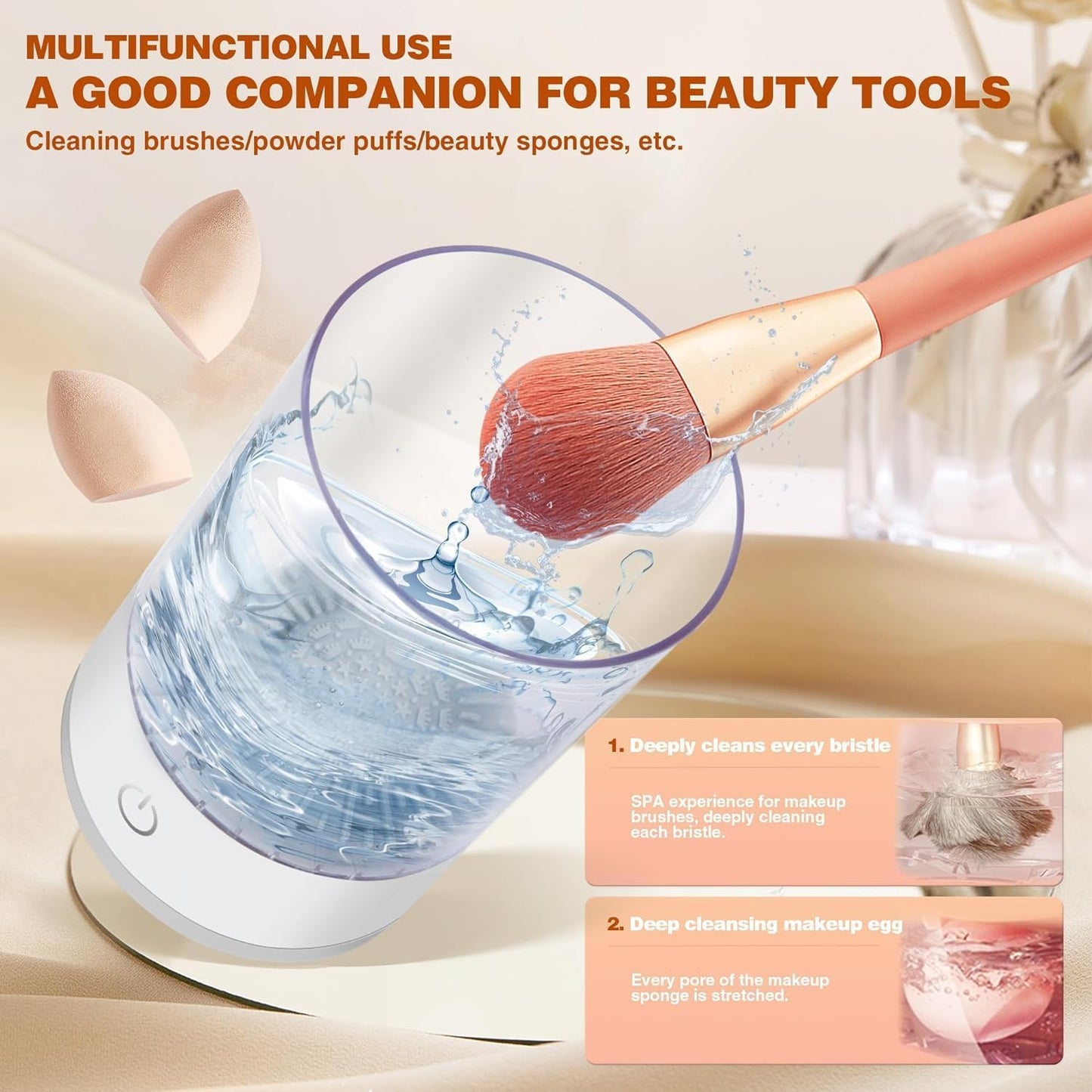 Azra Automatic Makeup Brush Cleaner