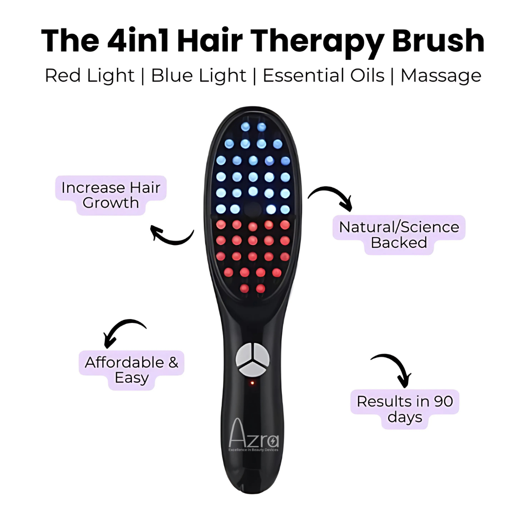 Hair Growth Brush with Steam & Vibration | Azra.pk