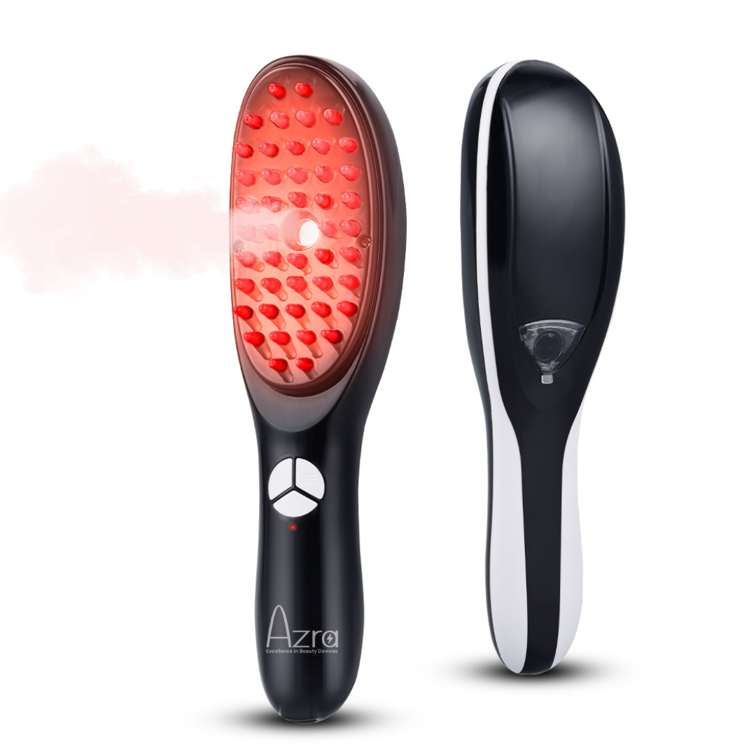Hair Growth Brush with Steam & Vibration | Azra.pk