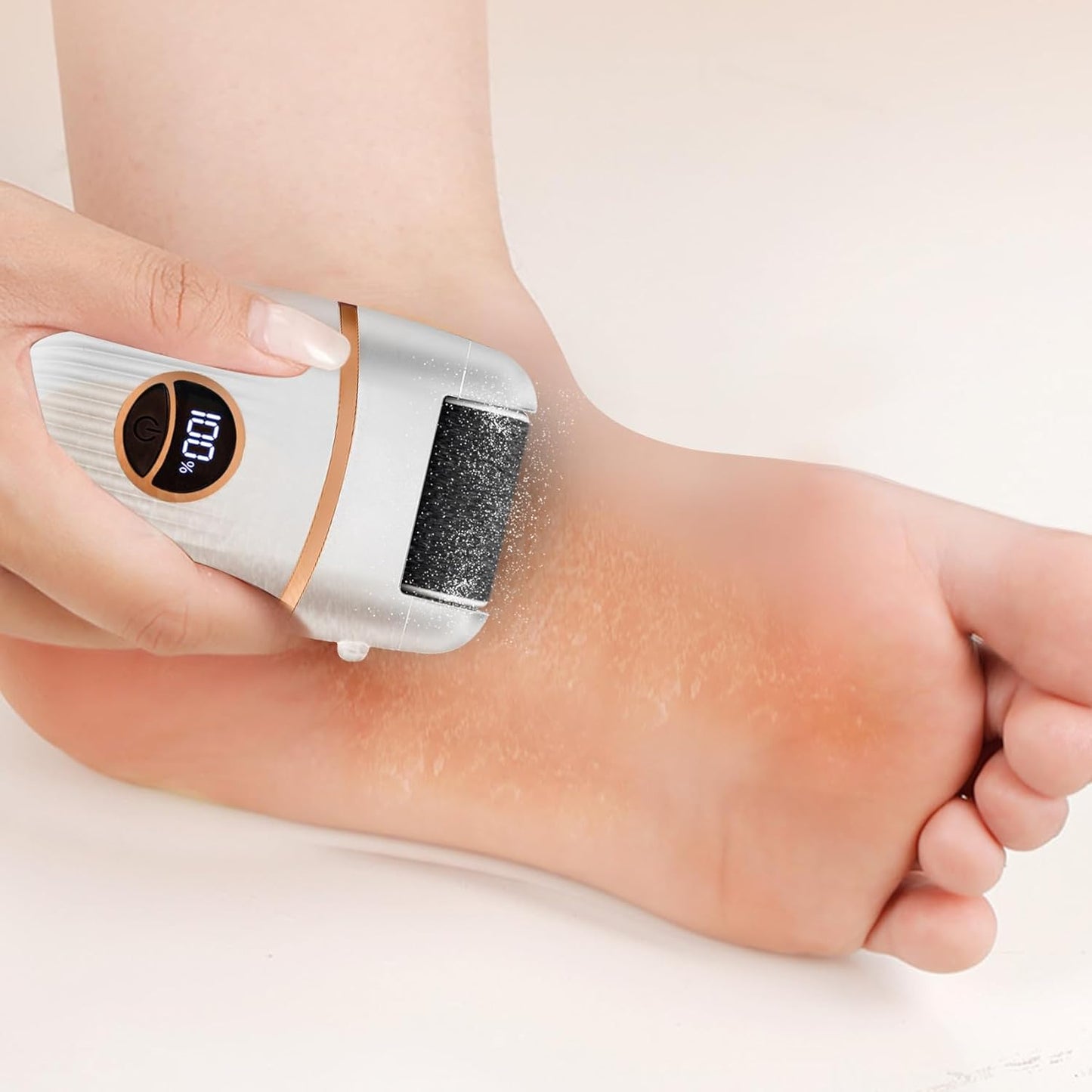 Babyverse Automatic Foot Callus Remover – Rechargeable, Waterproof, 3 Heads