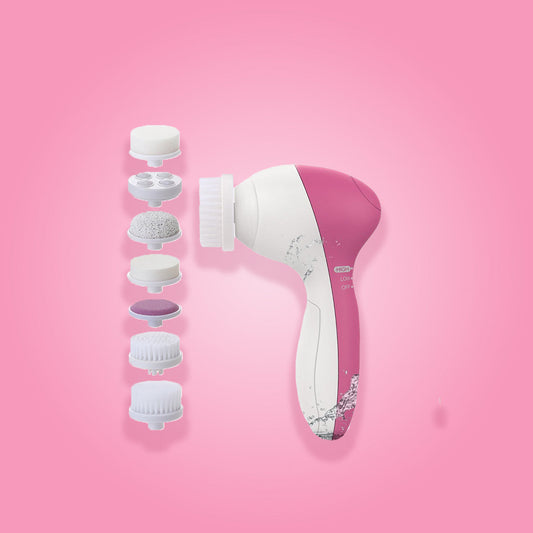 5-in-1 Electric Facial Cleansing Brush & Skin Care Massager