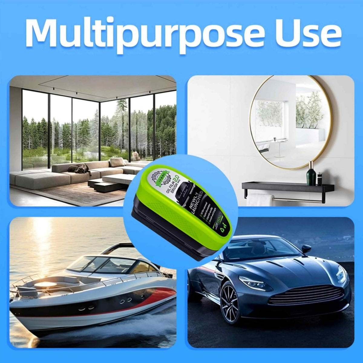 Automotive Oil Film Cleaning Brush